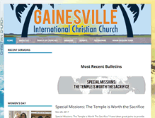 Tablet Screenshot of gainesvilleicc.org